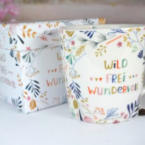 PPD Henkelbecher Kaffeebecher Mug Wild Frei Wundervoll