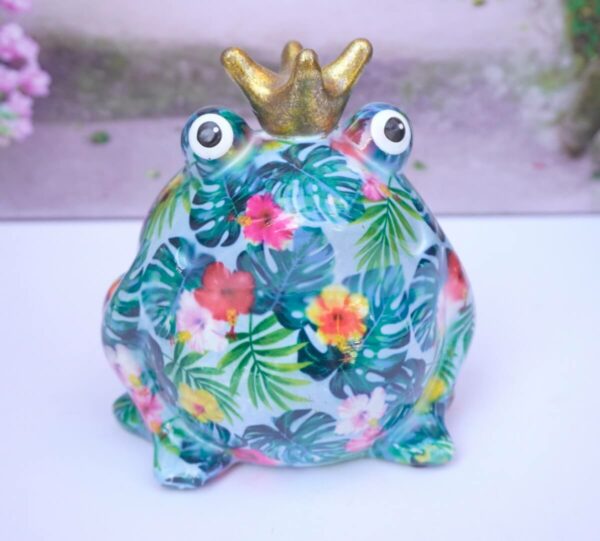 Pomme Pidou Spardose Money Bank Frosch Freddy Blaugrün