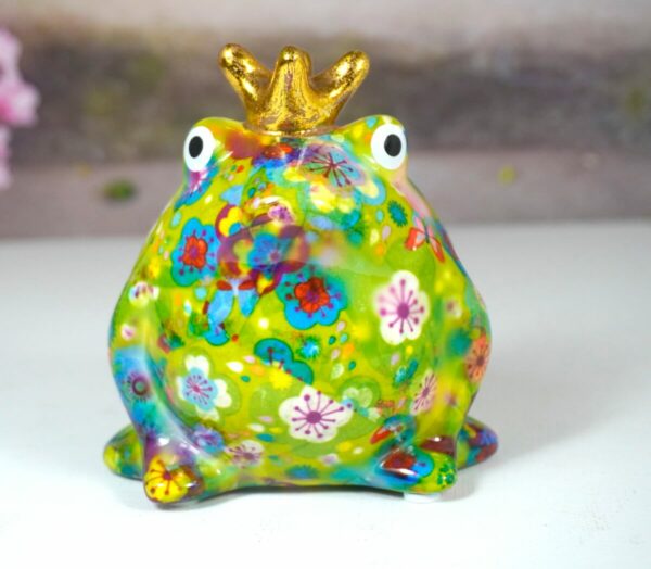 Pomme Pidou Spardose Money Bank Frosch Freddy Green Flower