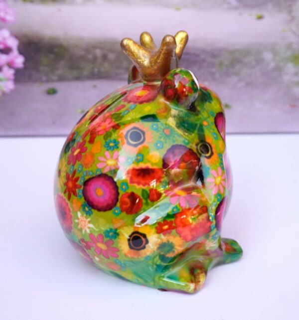 Pomme Pidou Spardose Money Bank Frosch Freddy Green Flower