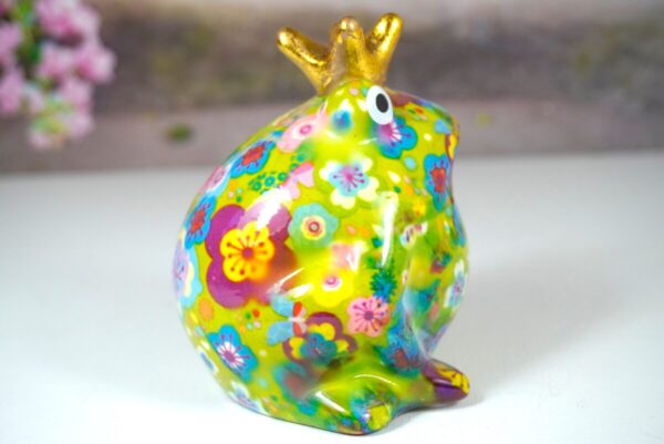 Pomme Pidou Spardose Money Bank Frosch Freddy Green Flower