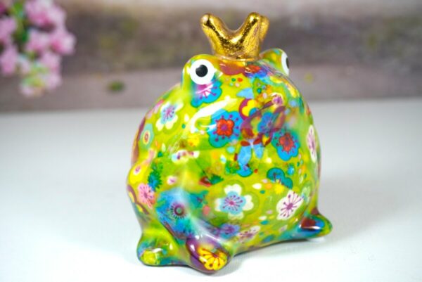 Pomme Pidou Spardose Money Bank Frosch Freddy Green Flower