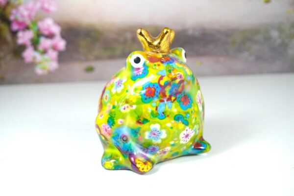 Pomme Pidou Spardose Money Bank Frosch Freddy Green Flower