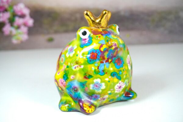 Pomme Pidou Spardose Money Bank Frosch Freddy Green Flower