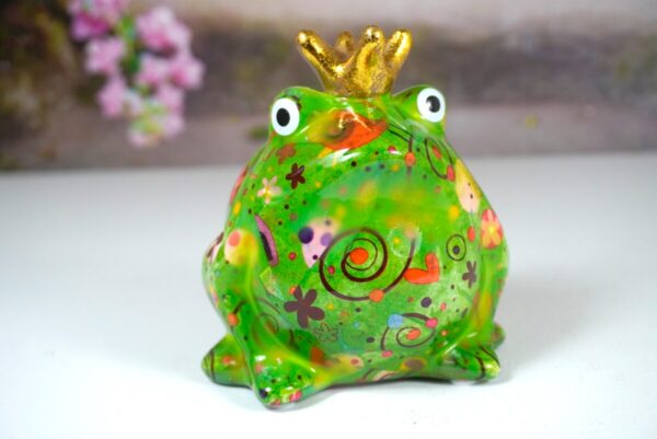 Pomme Pidou Spardose Money Bank Frosch Freddy Green Herz