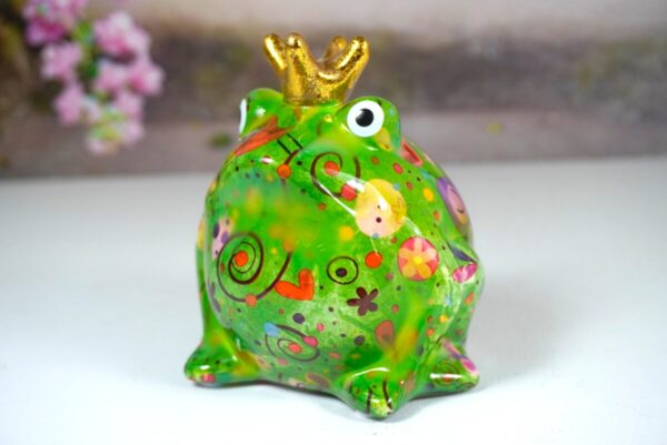 Pomme Pidou Spardose Money Bank Frosch Freddy Green Herz