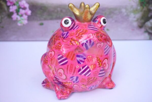 Pomme Pidou Spardose Money Bank Frosch Freddy Herzi