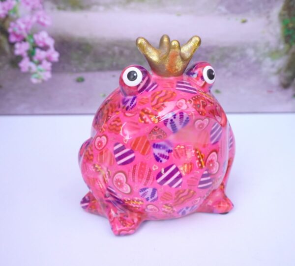 Pomme Pidou Spardose Money Bank Frosch Freddy Herzi