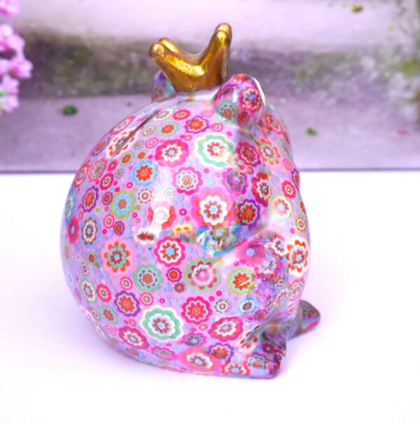 Pomme Pidou Spardose Money Bank Frosch Freddy Lila Flower