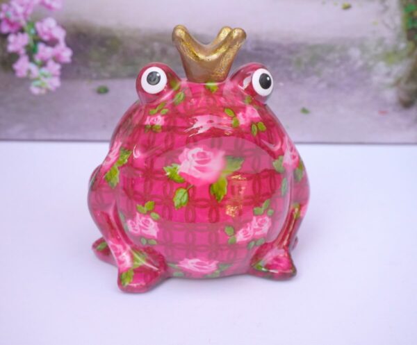 Pomme Pidou Spardose Money Bank Frosch Freddy Red Rose