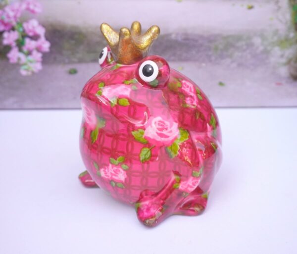 Pomme Pidou Spardose Money Bank Frosch Freddy Red Rose