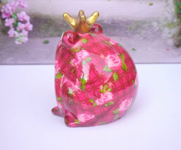 Pomme Pidou Spardose Money Bank Frosch Freddy Red Rose