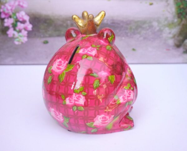 Pomme Pidou Spardose Money Bank Frosch Freddy Red Rose