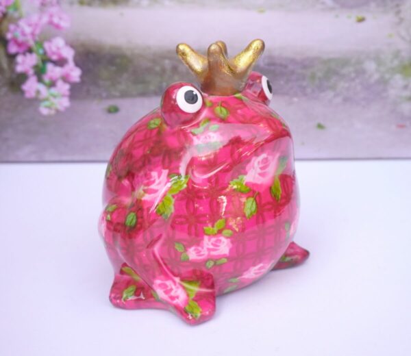 Pomme Pidou Spardose Money Bank Frosch Freddy Red Rose