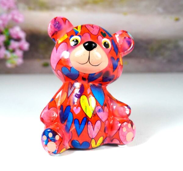 Pomme Pidou Spardose Money Bank Petit Teddy Toto Herzchen