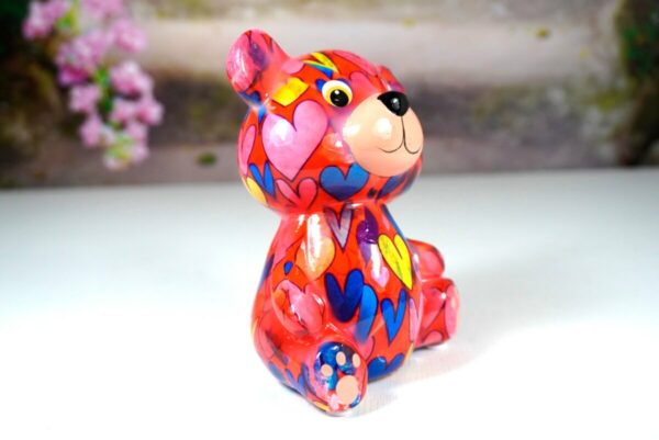 Pomme Pidou Spardose Money Bank Petit Teddy Toto Herzchen