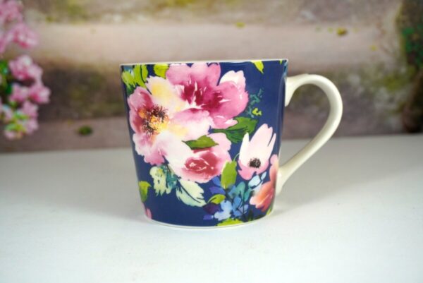 Werner Voß Henkelbecher Kaffeebecher Porzellan Becher Blue Flower