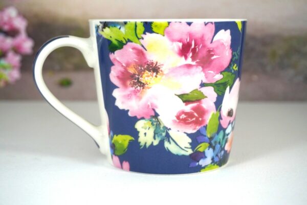 Werner Voß Henkelbecher Kaffeebecher Porzellan Becher Blue Flower