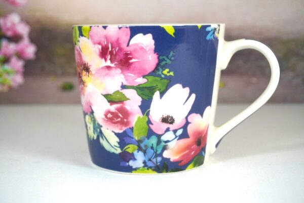 Werner Voß Henkelbecher Kaffeebecher Porzellan Becher Blue Flower