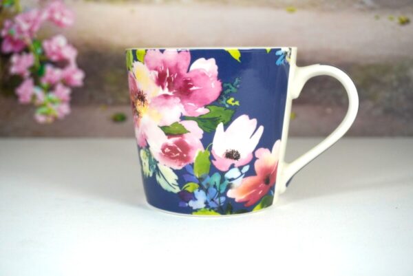 Werner Voß Henkelbecher Kaffeebecher Porzellan Becher Blue Flower