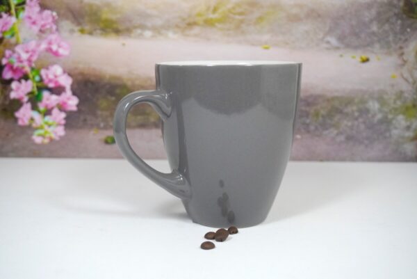 Wurm Henkelbecher Tasse Pott XL Time for Coffee Brown