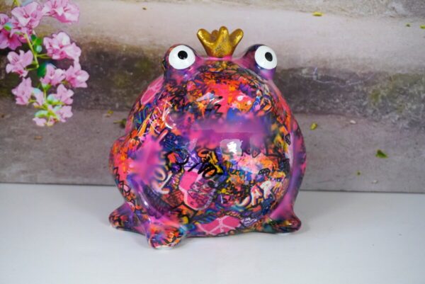 Pomme Pidou Spardose Money Bank Frosch Freddy Crazy