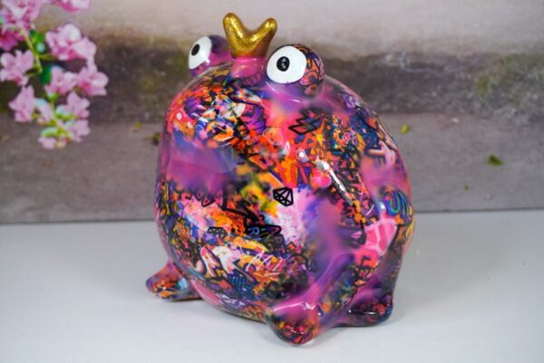 Pomme Pidou Spardose Money Bank Frosch Freddy Crazy