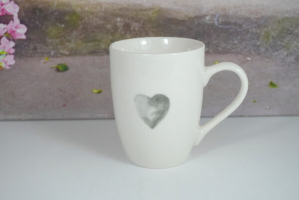 Wurm Henkelbecher Kaffeetasse One Grey Heart