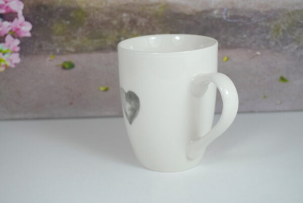 Wurm Henkelbecher Kaffeetasse One Grey Heart