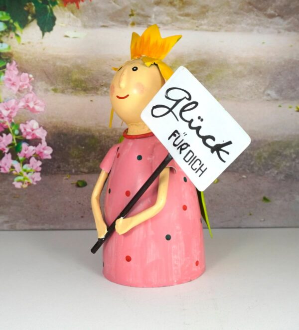 Deko Figur Blechpuppe Little König Glück Für Dich