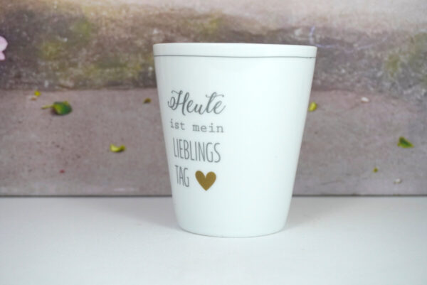 Krasilnikoff Kaffeebecher Mug Cup Heute ist mein Lieblings Tag