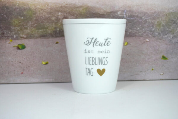 Krasilnikoff Kaffeebecher Mug Cup Heute ist mein Lieblings Tag