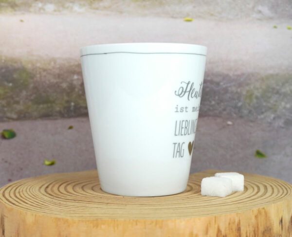 Krasilnikoff Kaffeebecher Mug Cup Heute ist mein Lieblings Tag