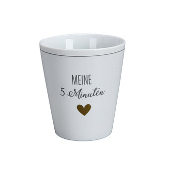 Krasilnikoff Kaffeebecher Mug Cup Meine 5 Minuten