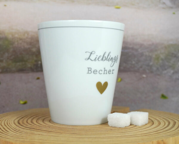 Krasilnikoff Kaffeebecher Mug Lieblings Becher