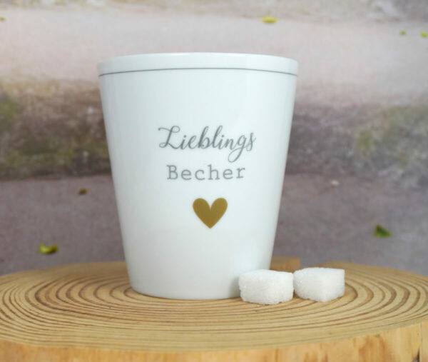 Krasilnikoff Kaffeebecher Mug Lieblings Becher