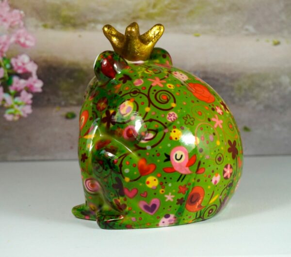 Pomme Pidou Spardose Money Bank Frosch Freddy Herzchen Grün