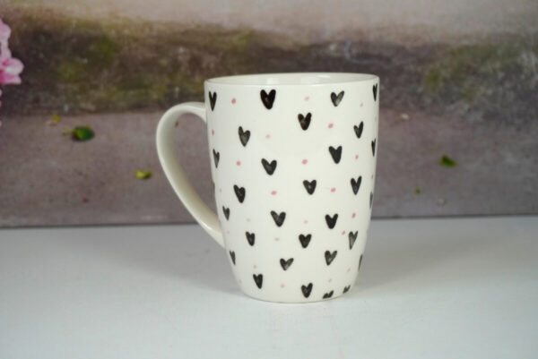 Wurm Henkelbecher Sprüche Tasse Kaffee Pott Heart