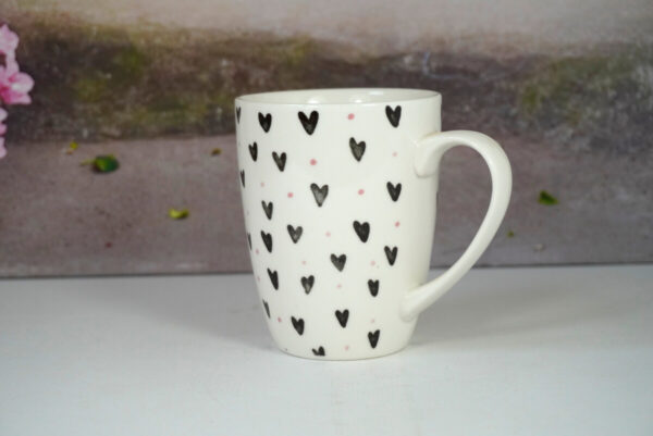 Wurm Henkelbecher Sprüche Tasse Kaffee Pott Heart