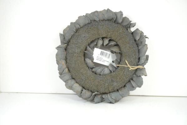 Couronne Palmkranz Naturkranz Palm Petal Wreath getrocknet Grey 25cm ∅