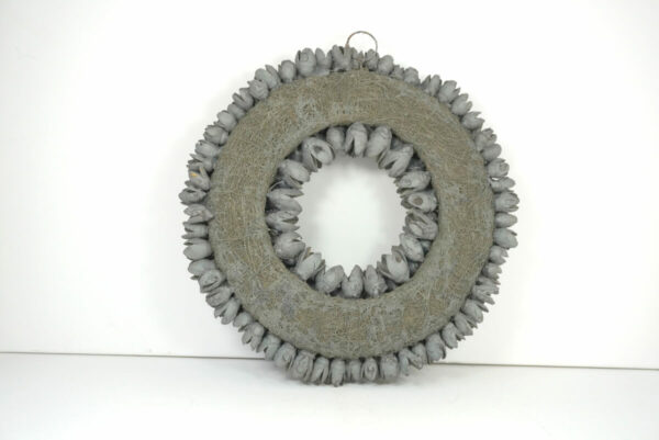 Couronne Türkranz Naturkranz Bakuli Trocken Wreath Grey 30 ∅