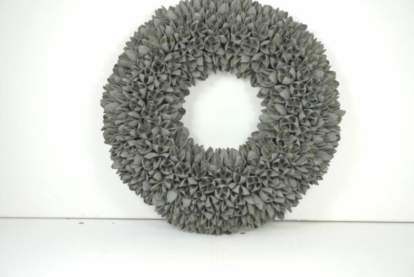 Couronne Türkranz Naturkranz Bakuli Trocken Wreath Grey 30 ∅