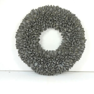 Couronne Türkranz Naturkranz Bakuli Trocken Wreath Grey 30 ∅