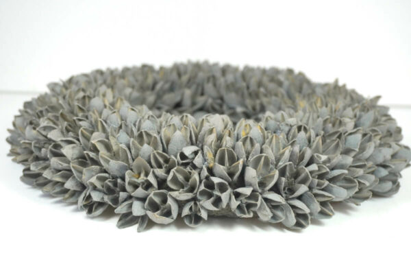 Couronne Türkranz Naturkranz Bakuli Trocken Wreath Grey 30 ∅