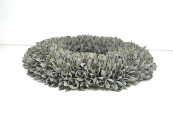 Couronne Türkranz Naturkranz Bakuli Trocken Wreath Grey 30 ∅