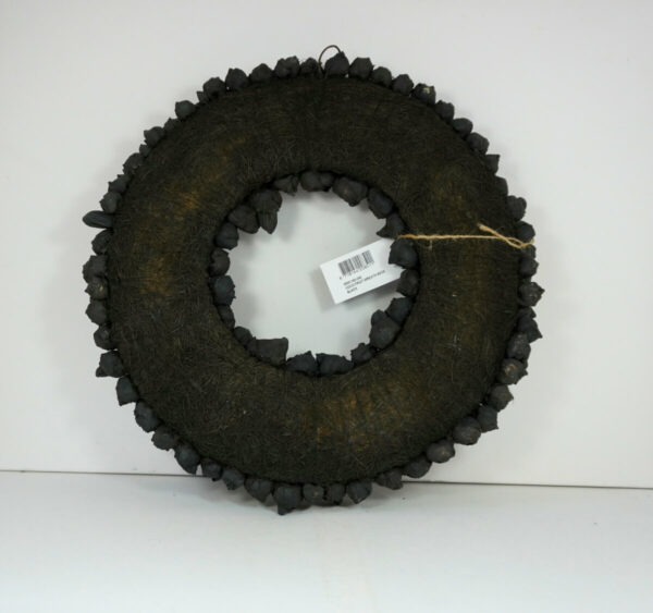 Couronne Türkranz Naturkranz Coco Fruit Trocken Wreath Black 40 ∅