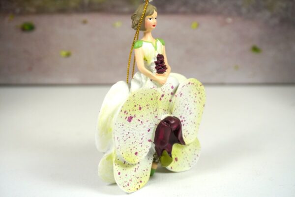 Deko Figur Blumenmädchen Orchideenmädchen zum Hängen