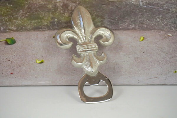 Flaschenöffner Fleur-de-Lis Aluminium 13cm