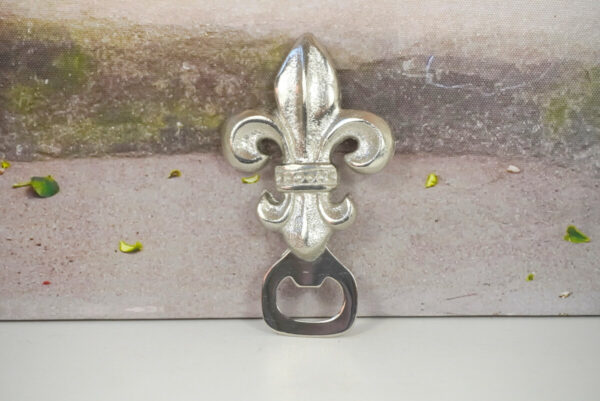 Flaschenöffner Fleur-de-Lis Aluminium 13cm