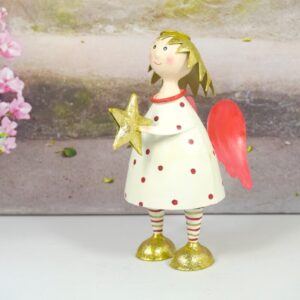 Pape Deko Figur Blechpuppe Engelchen mit Stern